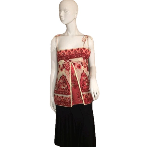 Guess Paisley Halter Top Spaghetti (SKU 00… - Picture 1 of 3